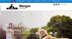Desktop Screenshot of morganpetclinic.com